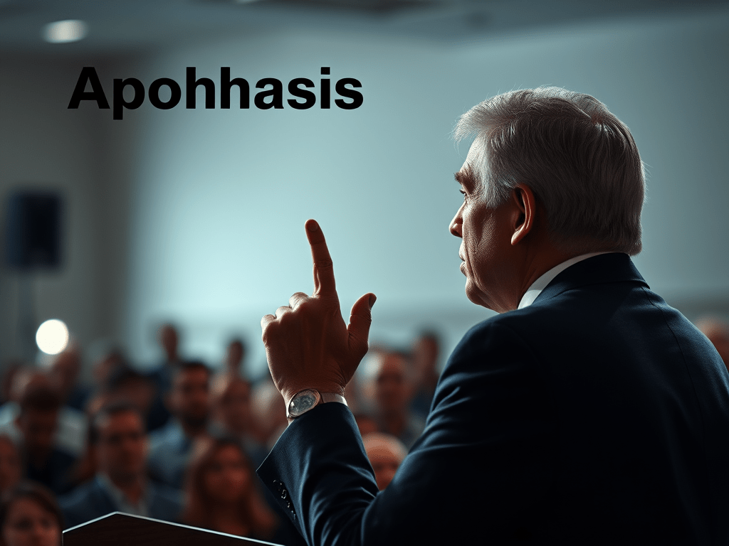 What is Apophasis?